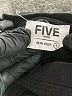 FIVE Black Short Sleeve T-Shirt Size S - photo 7