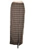 MNG Plaid Gray Formal Skirt Size 6 - photo 1