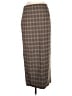 MNG Plaid Gray Formal Skirt Size 6 - photo 2