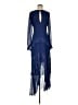 Hutch 100% Polyester Blue Cocktail Dress Size 4 - photo 1