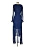 Hutch 100% Polyester Blue Cocktail Dress Size 4 - photo 2