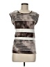 Chelsea & Violet Silver Short Sleeve Top Size M - photo 1