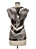 Chelsea & Violet Silver Short Sleeve Top Size M - photo 2