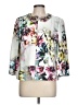 Basler 100% Cotton Floral White Jacket Size EU 42 / US 12 - photo 1
