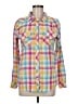 Rails 100% Cotton Plaid Yellow Long Sleeve Button-Down Shirt Size M - photo 1