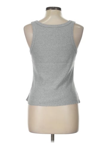 Madewell Premium Standard 02. The Heathered Essential Rib Tank (view 2)