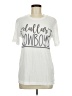 Canvas White Short Sleeve T-Shirt Size M - photo 1