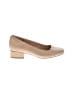 Easy Spirit 100% Leather Tan Heels Size 8 1/2 - photo 1