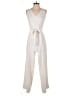 CeCe Solid Ivory Jumpsuit Size 2 - photo 1