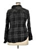 Rails 100% Rayon Plaid Gray Long Sleeve Button-Down Shirt Size XXL - photo 2