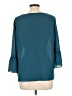 Elle Teal 3/4 Sleeve Top Size L - photo 2
