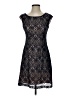 Connected Apparel 100% Polyester Black Cocktail Dress Size 4 (petite) - photo 1