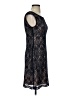 Connected Apparel 100% Polyester Black Cocktail Dress Size 4 (petite) - photo 4