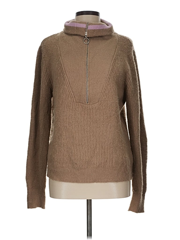 Pre-owned Heartloom Turtleneck Sweater In Brown