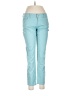 LC Lauren Conrad Color Block Teal Jeans Size 8 - photo 1