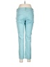 LC Lauren Conrad Color Block Teal Jeans Size 8 - photo 2