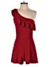 Express Solid Red Romper Size S - photo 1