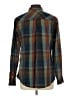 Assorted Brands 100% Cotton Plaid Brown Long Sleeve Button-Down Shirt Size L - photo 2