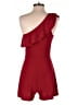 Express Solid Red Romper Size S - photo 2