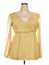 Torrid Yellow Long Sleeve Blouse Size 2X Plus (2) - photo 1