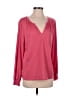 Candace Cameron Bure Pink Long Sleeve Blouse Size XS - photo 1