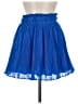 Do & Be 100% Polyester Solid Blue Casual Skirt Size M - photo 1