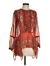 Love Sam 100% Polyester Red Long Sleeve Blouse Size XS - photo 1