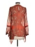 Love Sam 100% Polyester Red Long Sleeve Blouse Size XS - photo 2