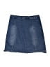 Miami Solid Blue Denim Skirt Size S - photo 2