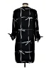 CeCe 100% Polyester Graphic Black Casual Dress Size 4 - photo 2