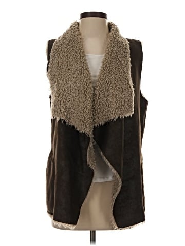 Velvet Faux Fur Vest (view 1)