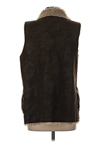 Velvet Faux Fur Vest (view 2)
