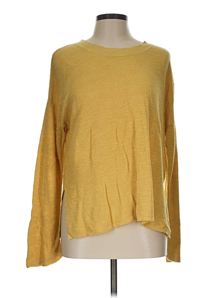 Pre-owned Banana Republic Pullover Sweater In Yellow