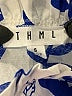 THML 100% Cotton Blue Short Sleeve Blouse Size S - photo 7