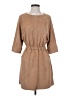 Do & Be Solid Tan Casual Dress Size S - photo 1