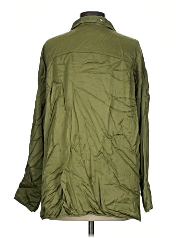 Zara 3/4 Sleeve Button-Down Shirt (view 2)