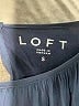 Ann Taylor LOFT 100% Polyester Blue Long Sleeve Blouse Size S - photo 7