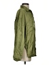Zara Solid Green 3/4 Sleeve Button-Down Shirt Size S - photo 4