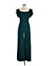 Fashion Nova Solid Teal Jumpsuit Size M (estimated) - photo 1