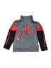 Adidas 100% Polyester Gray Track Jacket Size 6 - photo 1