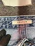 PacSun 100% Cotton Hearts Blue Denim Shorts Size 24 waist - photo 3