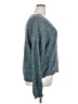 Unbranded 100% Polyester Tweed Teal Pullover Sweater Size 2X - photo 4