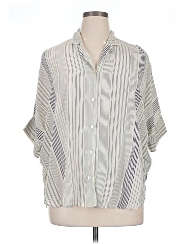 Eileen Fisher 3/4 Sleeve Button-Down Shirt (view 1)