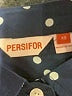 Persifor Polka Dots Black 3/4 Sleeve Blouse Size XS - photo 7