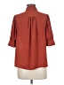 Calvin Klein 100% Polyester Red 3/4 Sleeve Blouse Size M - photo 2
