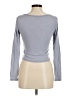 REORIA Gray Long Sleeve Henley Size M - photo 2