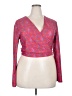 Kortni Jeane Pink Long Sleeve Top Size 2X - photo 1