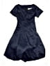 Assorted Brands 100% Polyester Solid Blue Dress Size 12 - photo 1