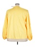 LIVI 100% Polyester Yellow Long Sleeve Blouse Size 5XL - photo 2