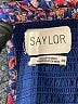 Saylor Blue 3/4 Sleeve Blouse Size XS - photo 7